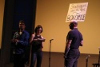 Zach Shaffer, Katie Dietz and Arnie Mazer Photo
