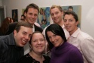 Gary Kosar, Jenn Kosar, Kerry Thomson-Reed, Paul Dumond; (back) Juho Lahdenpera and M Photo