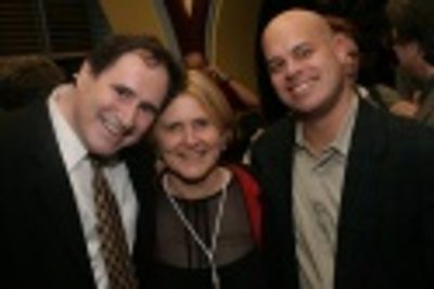 Richard Kind, Kathy Evans, and Jayson Raitt Photo