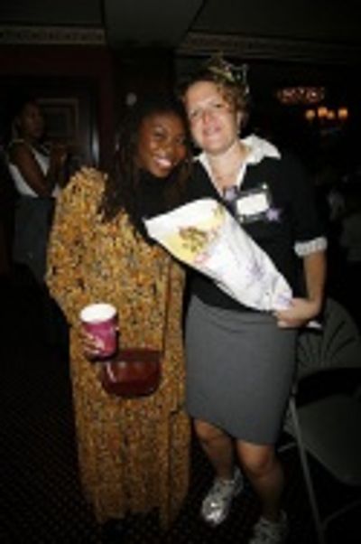 Darlesia Cearcy and dresser Valerie Frith Photo