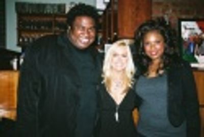 Michael-Leon Wooley, Catherine Hickland and Jennifer Hudson Photo