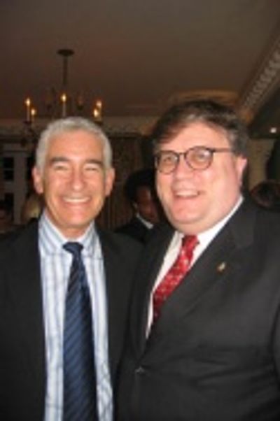 Producer Bruce Michael and CTFD publicist Kevin McAnarney Photo