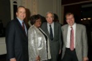 Barry Grove, Ludeana M. Thomas, Fred Papert and Roger Danforth Photo