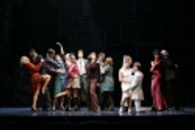 Hugh Panaro and cast of Company Photo