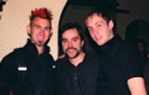 The Mullets over Broadway Band - John Clancy on Drums, Marco Brehm on bass, and Music Photo