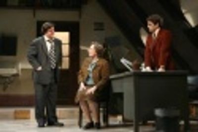 Nathan Lane, Dana Ivey and Julian Ovenden Photo