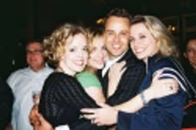 Nancy Anderson, Julia Murney, Noah Racey and Cady Huffman Photo