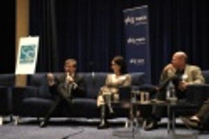 Maury Yeston, Stephanie D'Abruzzo and Don Frantz Photo