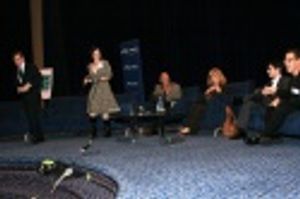 Maury Yeston, Stephanie D'Abruzzo, Don Frantz, Charlotte St. Martin, Robert Diamond a Photo