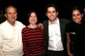 Spotted in the audience, Robert's proud parents Steve Diamond and Marcia Diamond,
po Photo