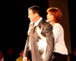 Peter Frechette as Craven Cartell and Joanna Gleason as Titsiana Cartell Photo