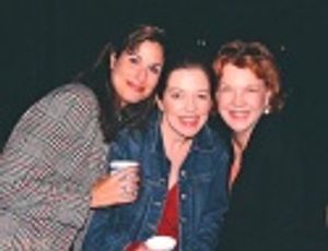 
Stephanie, Isabel and Beth Fowler from The Boy from Oz take a coffee break backstag Photo