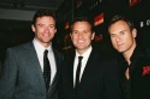 Hugh Jackman, James Houston and Philip Parrotta Photo