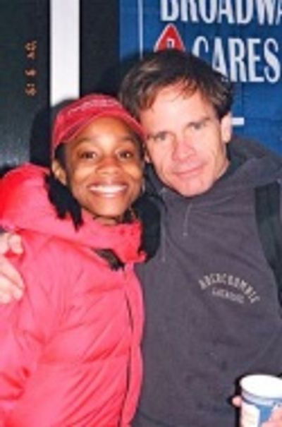 Anika Noni Rose, Tony winner for Caroline, or Change
with Hairspray star, Peter Scol Photo