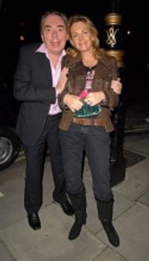 Andrew Lloyd Webber and wife Photo