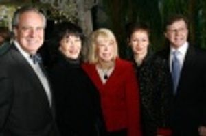 Doug Leeds, Chita Rivera, Sondra Gilman, Lynn Ahrens and Maury Yeston Photo