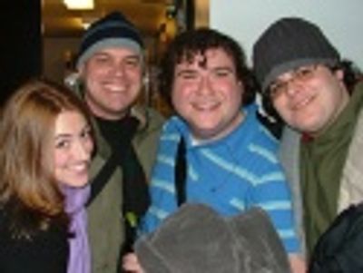 Spelling Bee's Kate Wetherhead, Todd Buonopane, Josh Gad with
Jayson Raitt Photo