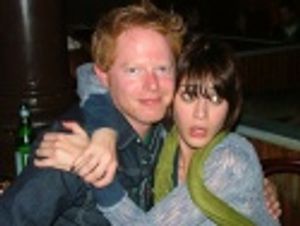 Jesse Tyler Ferguson with "Class"mate Lizzy Caplan ham it up for
BroadwayWorld.com Photo