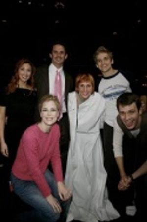 Lorin Latarro and Lisa Gadja with cast members Keith KÃ¼hl, Lisa Brescia, Neil Hask Photo