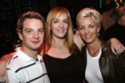 Euan Morton, Julia Murney, and Kelli O'Donnell Photo