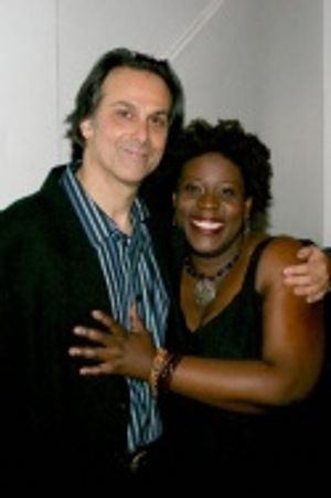 Composer/musician/collaborator Louis Rosen and Capathia Jenkins after their show at J Photo