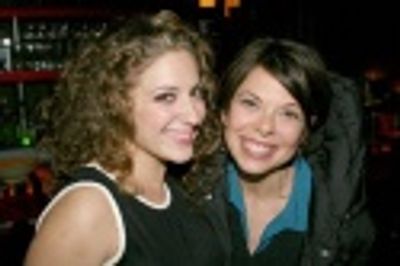 Fames Becomes Me cast mates Donna Vivino and Jill Abramovitz Photo