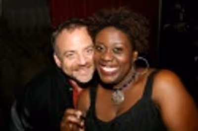 Marc Shaiman asks for Capathia Jenkins' autograph Photo