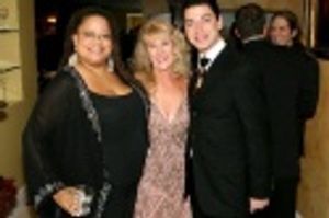 Natalie Douglas and Malan Breton chat up a BC/EFA supporter Photo