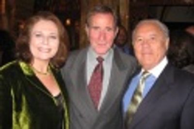 Randie Levine-Miller, Jim Dale and Ted Miller Photo