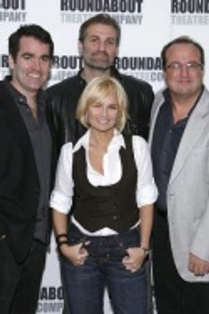 (clockwise) Brian D'Arcy James, Marc Kudisch, Gary Griffin and Kristin Chenoweth Photo