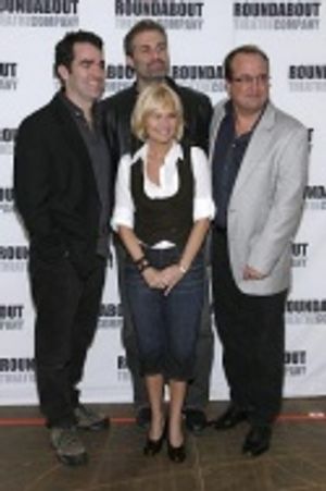 (clockwise) Brian D'Arcy James, Marc Kudisch, Gary Griffin and Kristin Chenoweth Photo