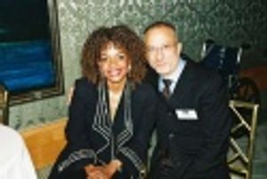 Melba Moore and Mark D'Alessio (S.A.G.E. Board of Directors) Photo