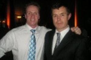 Cast member Brian O'Brien and costume designer Martin Pakledinaz Photo