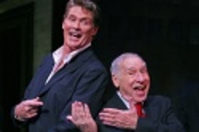 David Hasselhoff and Mel Brooks
 Photo