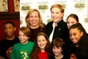 Emma Walton Hamilton and Julie Andrews with Justin Martin (The Lion King), Dylan Rile Photo