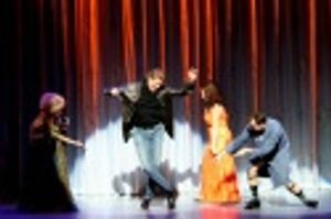 Mary Birdsong, David Hasselhoff, Donna Vivino and Brooks Ashmanskas Photo