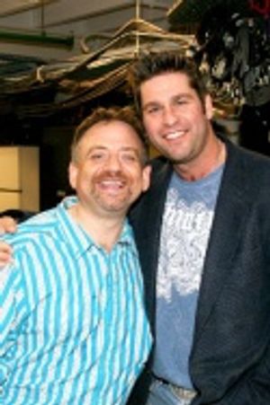 Marc Shaiman and friend after the show Photo