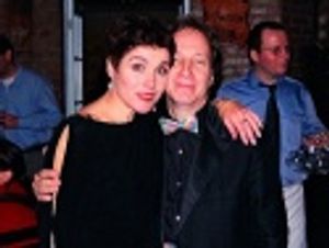 Christine Andreas with Scott Siegel
(who Produced and hosted Broadway Unplugged) Photo