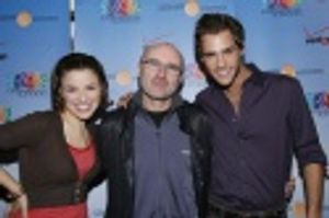 Jenn Gambatese, Phil Collins and Josh Strickland Photo