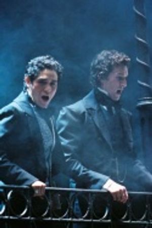 Adam Jacobs and Aaron Lazar Photo