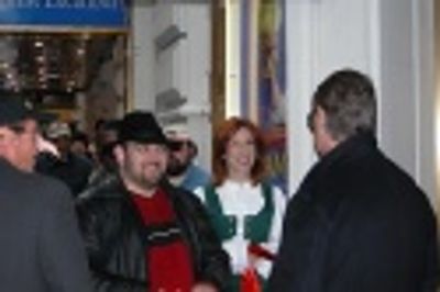 Andy Pernick was first in line, having gotten to the theater at 5am Photo