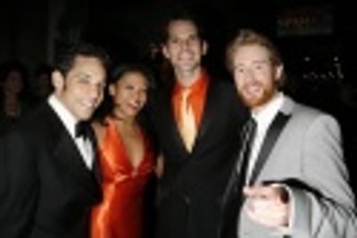 Elaine Marcos, J. Robert Spencer (Director) and Joshua Wade filming a scene from thei Photo