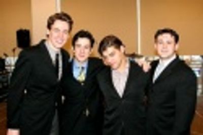 Erich Bergen, Christopher Kale Jones, Deven May and Michael Ingersoll Photo