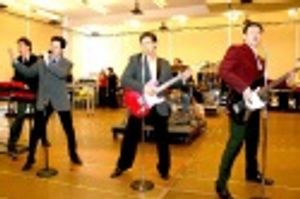 Erich Bergen, Christopher Kale Jones, Deven May and Michael Ingersoll Photo