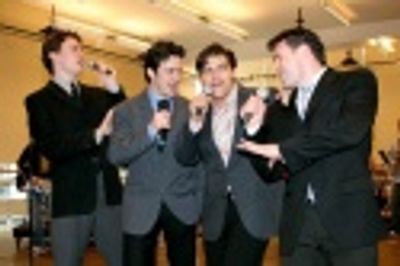 Erich Bergen, Christopher Kale Jones, Deven May and Michael Ingersoll Photo