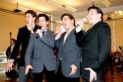 Erich Bergen, Christopher Kale Jones, Deven May and Michael Ingersoll Photo