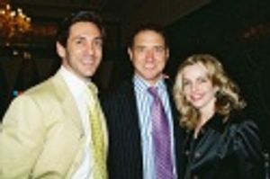 Michael Berresse, Kevin McCollum and Lynette Perry-McCollum Photo