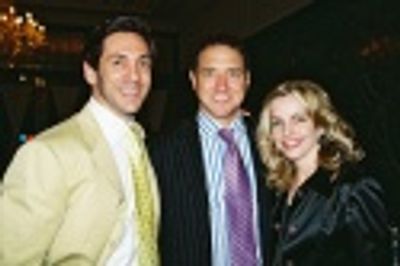 Michael Berresse, Kevin McCollum and Lynette Perry-McCollum Photo
