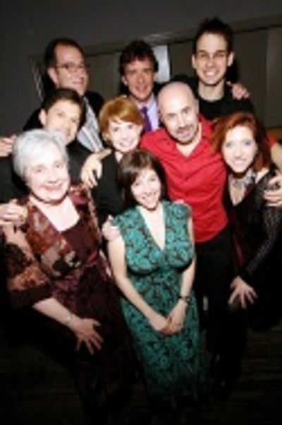 Back: Ted Spurling, Mark Johannes, and Brendan Millburn; Middle: Greg Schaffert, Amy  Photo