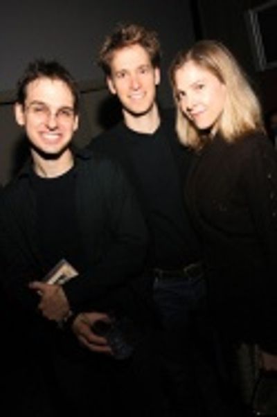 Brendan Milburn, David Korins (Set Designer) and Carolyn Cantor Photo